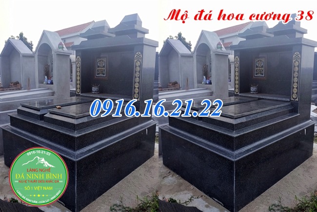 Mộ đá hoa cương có mái che 