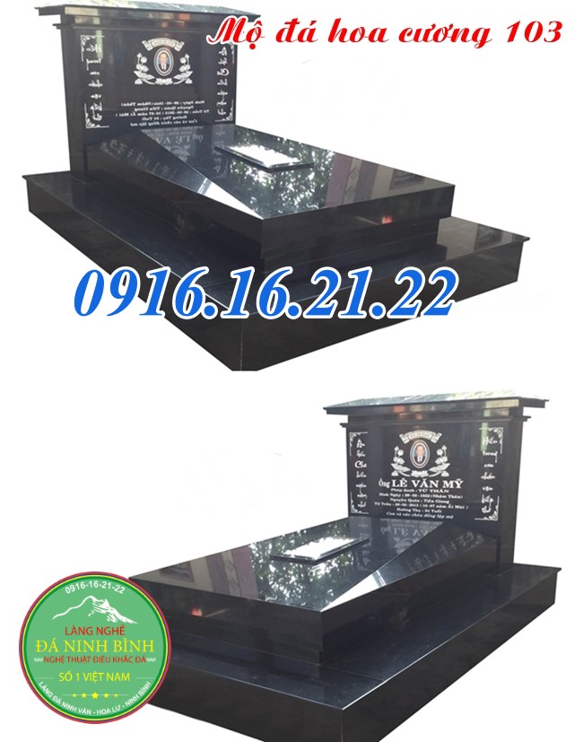 Mộ đá hoa cương đẹp