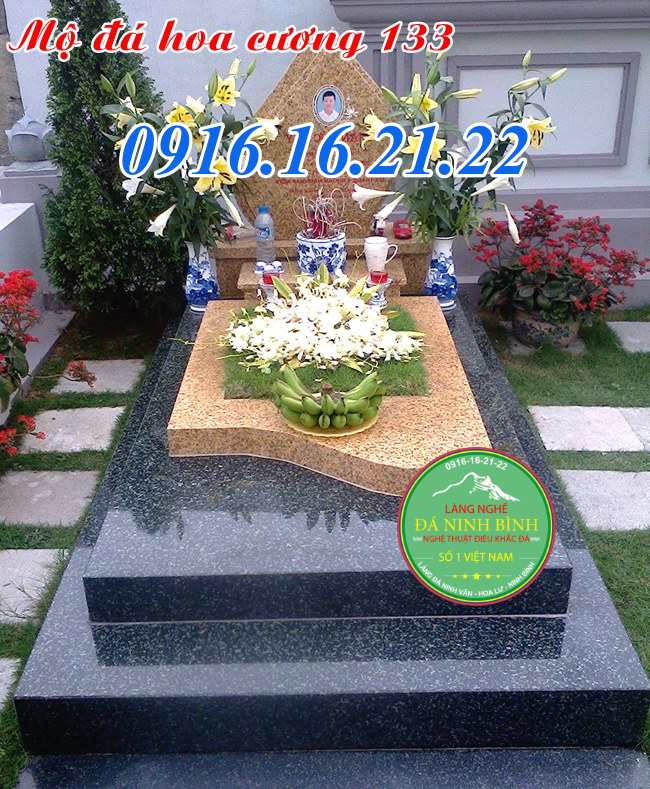 Mộ đá hoa cương nguyên khối 