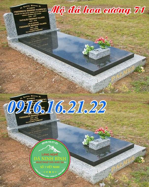 Mộ đá hoa cương phong cách hiện đại 