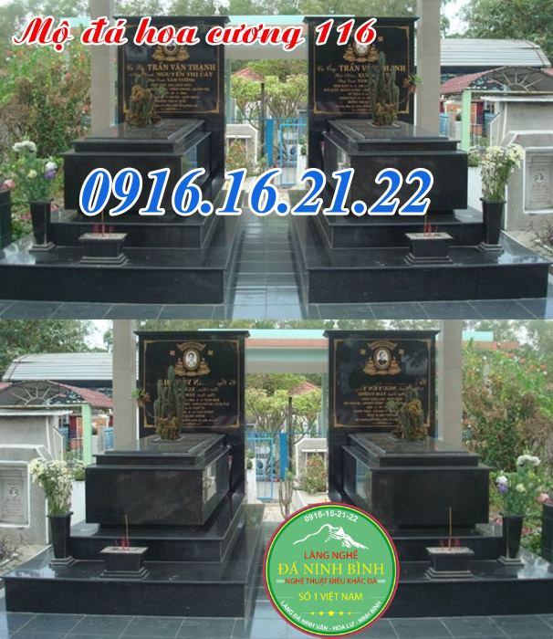 Mộ đôi đá hoa cương 