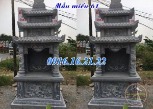 Am miếu thờ thần linh thổ thần ngoài trời bằng đá 61