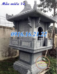 Am miếu thờ thần linh thổ thần thần tài bằng đá đẹp 74