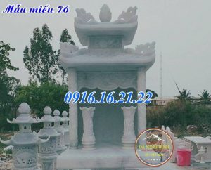 Am miếu thờ thần linh thổ thần thần tài bằng đá đẹp