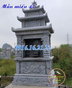 Am thờ bằng đá thờ thần linh ngoài trời đẹp 47