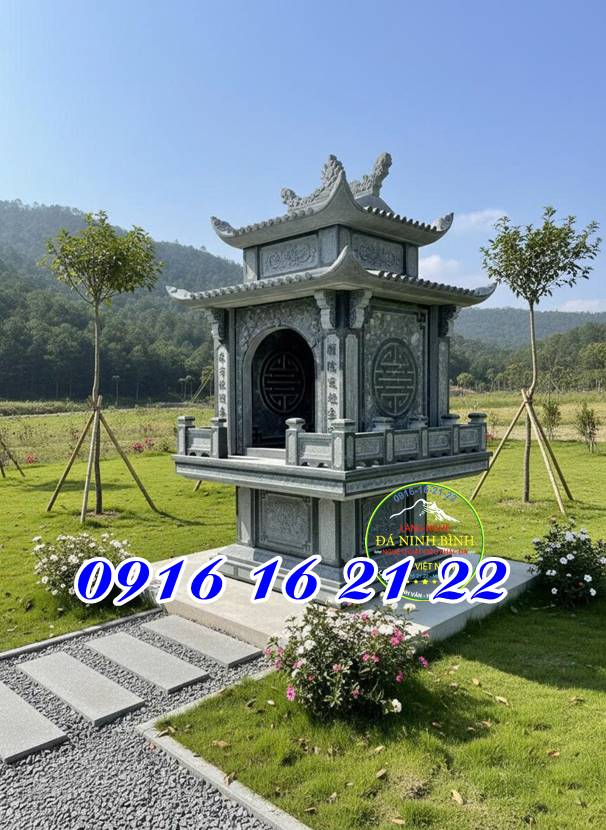 Các mẫu cây hương đá ngoài trời có mái che thờ thiên địa thờ thần đất đẹp phổ biến