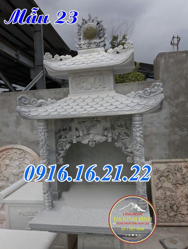 Cây hương đá thờ phật bằng đá 23
