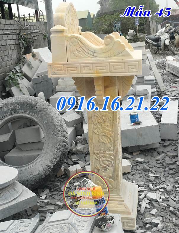 Cây hương ngoài trời bằng đá 45