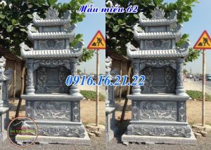 Mẫu am miếu thờ thần linh thổ thần ngoài trời bằng đá 62
