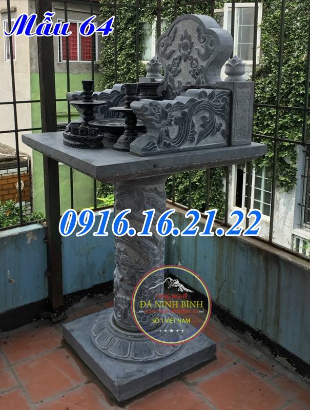 Mẫu bàn thờ ngoài trời thờ trời đất đẹp 64 Mẫu bàn thờ ngoài trời thờ trời đất đẹp 64