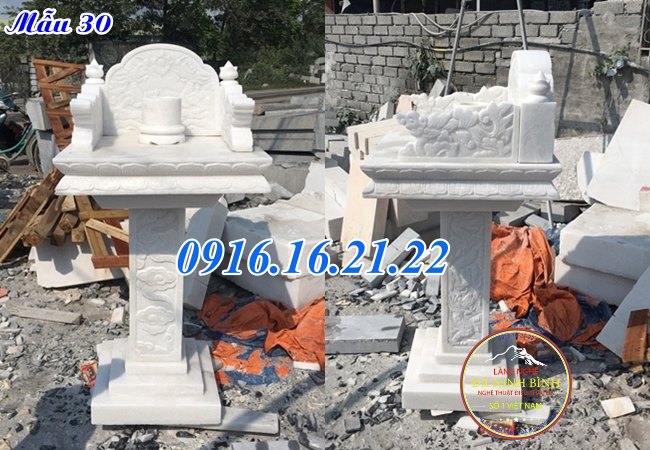 Mẫu cây hương đá thờ phật bằng đá đẹp 30 Mẫu cây hương đá thờ phật bằng đá 30