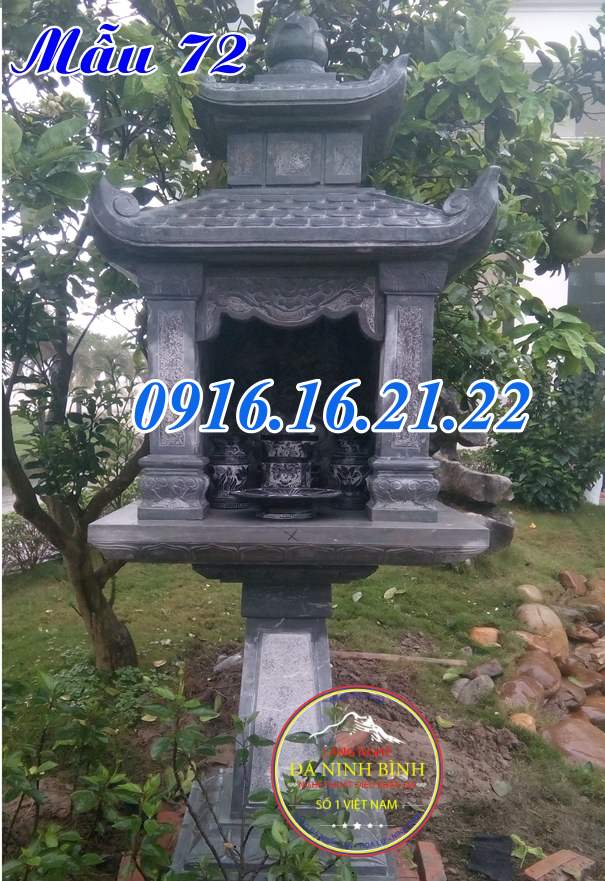 Mẫu cây hương đá thờ tại công ty 72