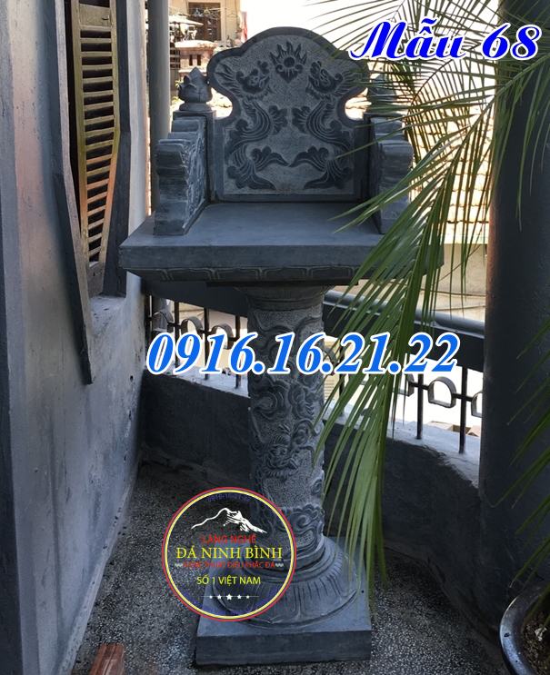 Mẫu cây hương đá thờ tại nhà riêng 68