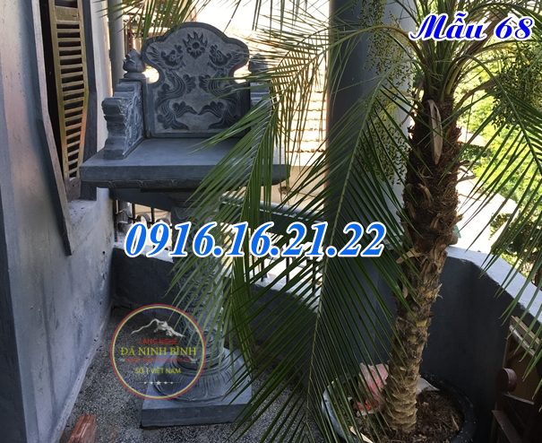 Mẫu cây hương đá thờ tại nhà riêng đẹp 68