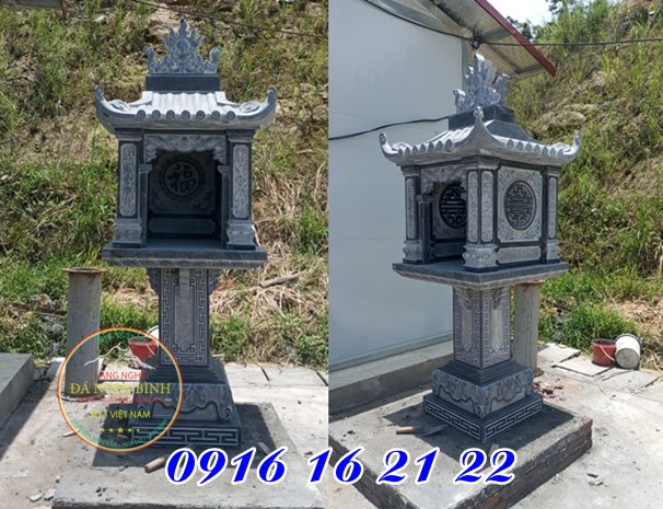 Mẫu miếu đá thờ thần linh tại Gia Lai