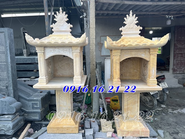 Mẫu miếu đá thờ thần linh thổ địa 01 Mẫu miếu đá thờ thần linh thổ địa 01