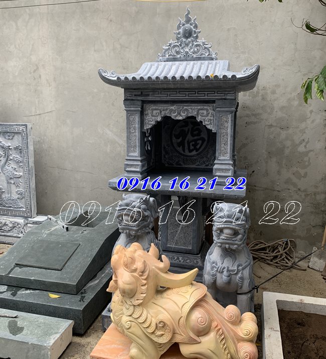 Mẫu miếu đá thờ thần linh thổ địa 01 Mẫu miếu đá thờ thần linh thổ địa 01