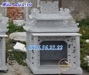 Mẫu miếu nhỏ thần linh bằng đá đẹp nhất 30