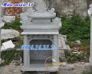 Mẫu miếu nhỏ thần linh bằng đá đẹp nhất 31