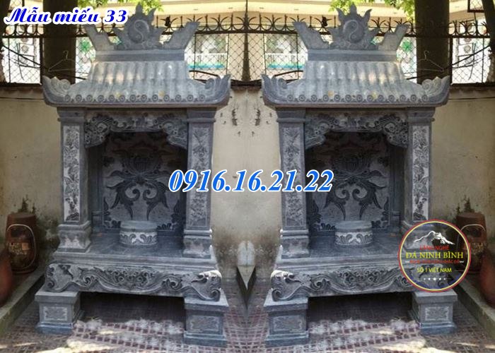 Mẫu miếu nhỏ thần linh ngài trời tại nhà bằng đá đẹp 33 Mẫu miếu nhỏ thần linh ngài trời tại nhà bằng đá đẹp 33