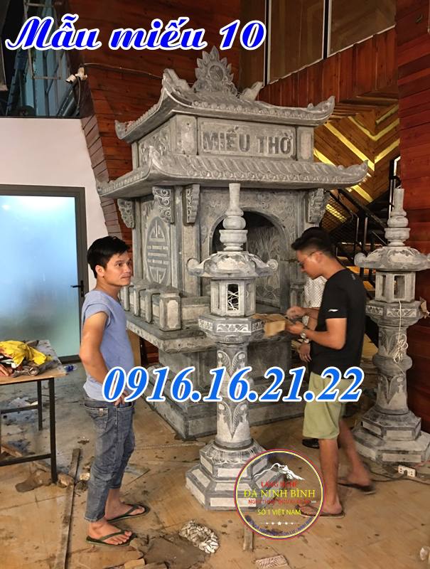 Mẫu miếu ông hổ miếu thờ sơn thần bằng đá đẹp 10