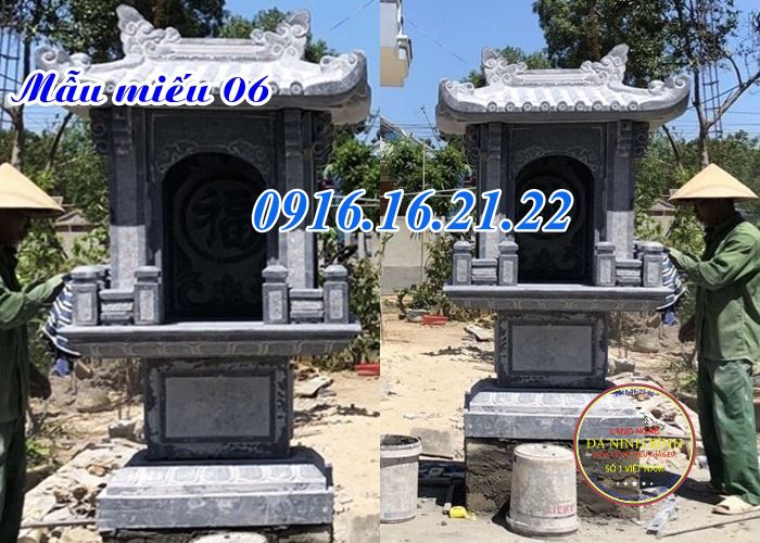 Mẫu miếu quan âm bằng đá khối giá rẻ