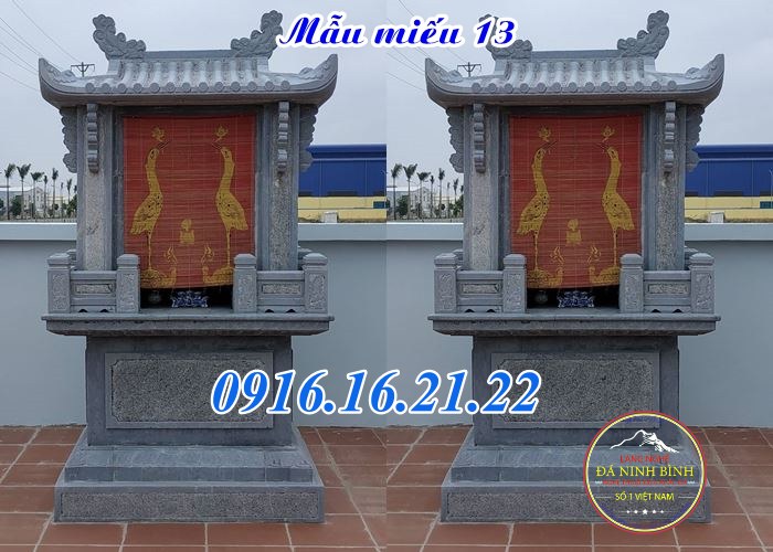 Mẫu miếu quan âm và trang thờ phật bằng đá đẹp