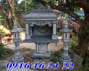 Mẫu miếu thờ bằng đá đẹp tại nhà