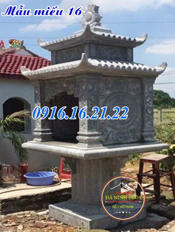 Mẫu miếu thờ bằng đá tự nhiên đẹp nhất