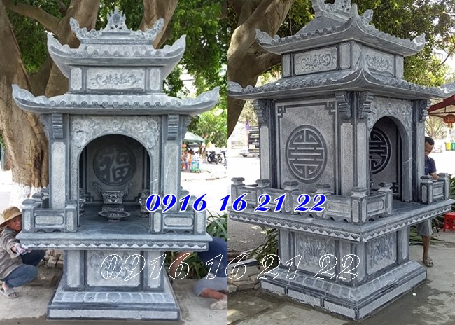 Mẫu miếu thờ hai mái bằng đá Mẫu miếu thờ hai mái bằng đá
