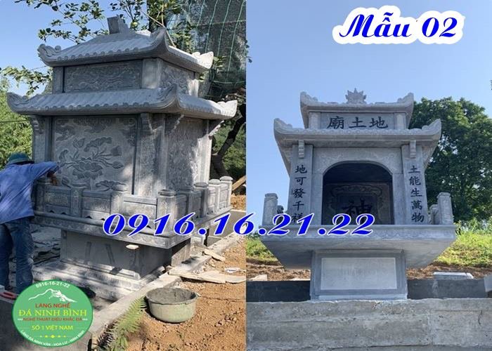 Mẫu miếu thờ thổ thần bằng đá đẹp nhất Mẫu miếu thờ thổ thần bằng đá đẹp nhất