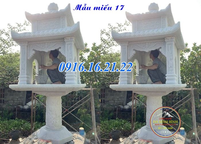 Mẫu những ngôi miếu thờ thần linh bằng đá Mẫu những ngôi miếu thờ thần linh bằng đá