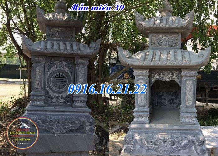 Mẫu trang thờ phật bằng đá khối giá rẻ 39