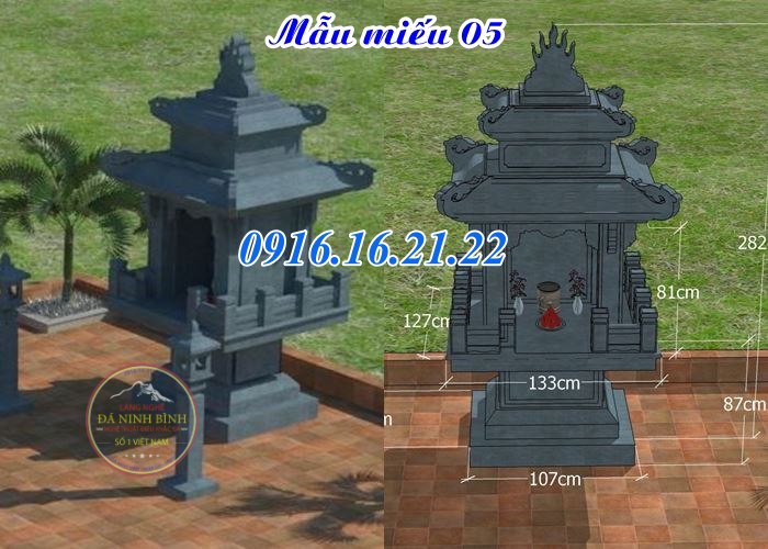 Mẫu trang thờ phật bằng đá