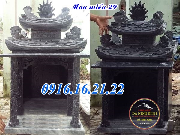 Miếu nhỏ thờ thần lin bằng đá 29 Miếu nhỏ thờ thần lin bằng đá 29