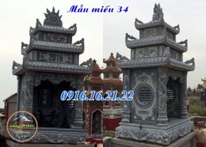 Miếu ông hổ miếu thờ quan ngũ hổ tại nhà bằng đá đẹp 34