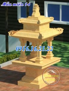 Miếu phật bốn mặt thờ thần linh đẹp 14