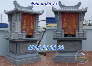 Miếu quan âm ngoài trời bằng đá thờ tại nhà