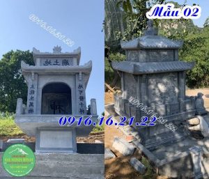 Miếu quan âm trang thờ phật bằng đá đẹp tại hòa bình 02
