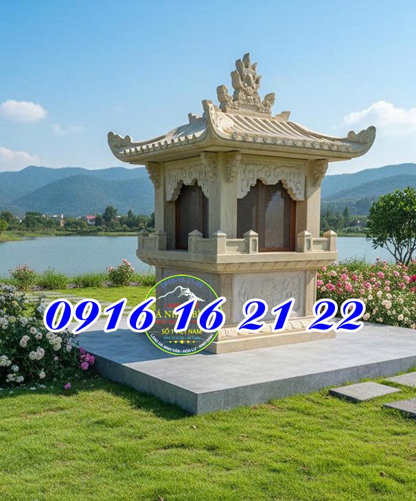 Miếu thờ ngoài trời bằng đá - Miếu quan âm thờ ngoài trời bằng đá tại nhà đẹp nhất