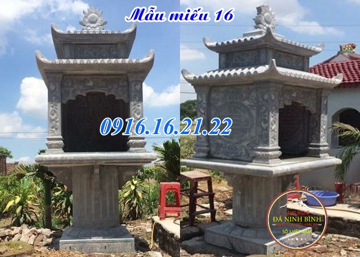 Miếu thờ quan âm bằng đá 16