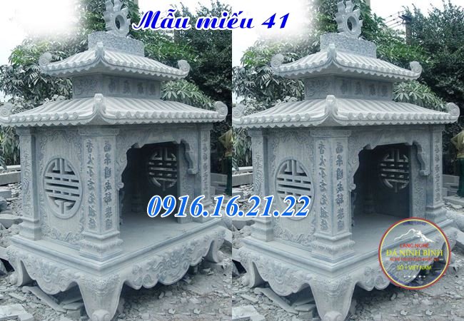 Miếu thờ quan âm bằng đá đẹp 41