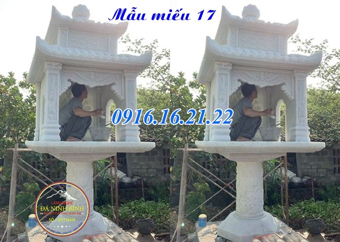 Miếu thờ quan âm bồ tát bằng đá 17