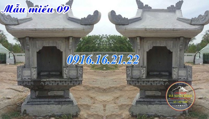 Miếu thờ quan âm bồ tát ngoài trời thiết kế đẹp 09