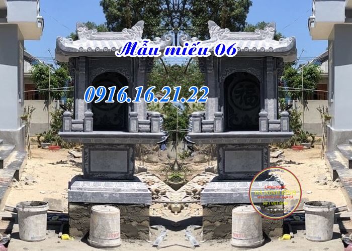 Miếu thờ quan âm ngoài trời bằng đá đẹp 06