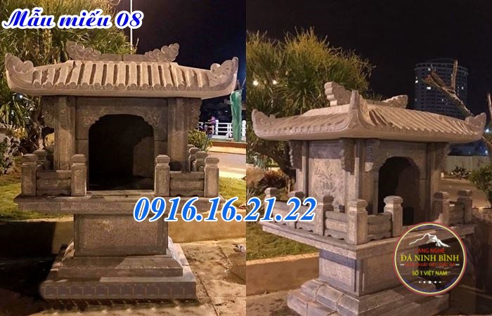 Miếu thờ thần linh bằng đá đẹp 8
