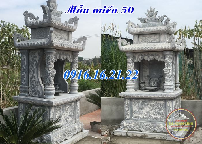 Miếu thờ thần linh bằng đá đẹp Miếu thờ thần linh bằng đá đẹp