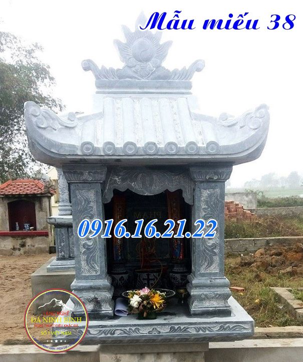 Miếu thờ thần linh thổ thần bằng đá 38 