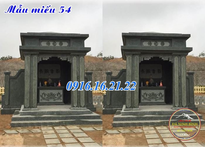 Miếu thờ thổ công đẹp bằng đá xanh rêu Miếu thờ thổ công đẹp bằng đá xanh rêu