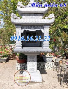 Miếu thờ thổ thần thờ đất bằng đá đẹp nhất giá rẻ 68